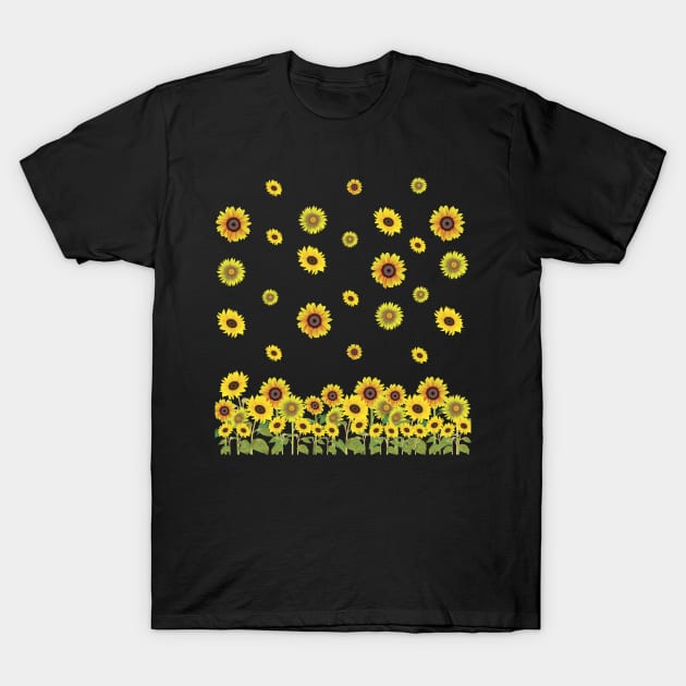 Sunflower T-Shirt by Deep075